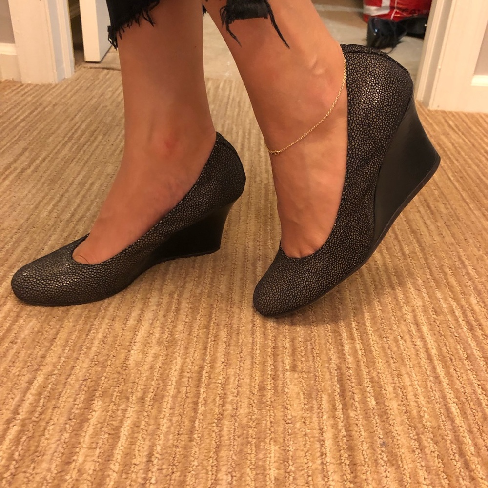 Lanvin Snake Print Heel